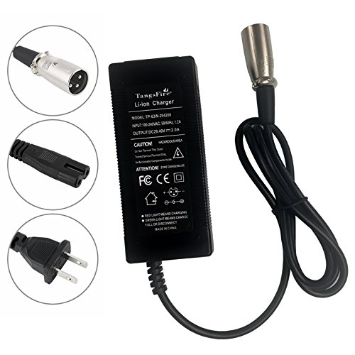 tangsfire 25.2V Battery Charger 25.9V 24V Output 29.4V 2A 3-Pin XLR Male Connector for 7 Series Li ion Battery