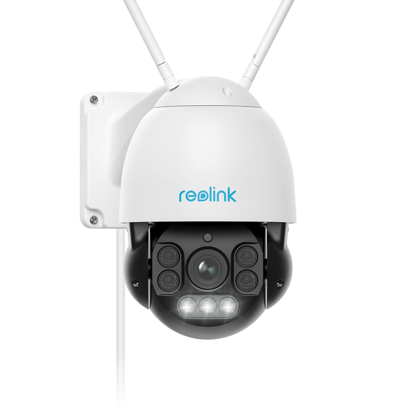 Reolink 5MP PTZ WiFi Security Camera Outdoor, 5X Optical Zoom, 190ft Full-Color Night Vision, 2.4/5GHz WiFi Camera with Human/Vehicle Detection, Auto Tracking, 360° View, 2-Way Audio, IP66, RLC-523WA
