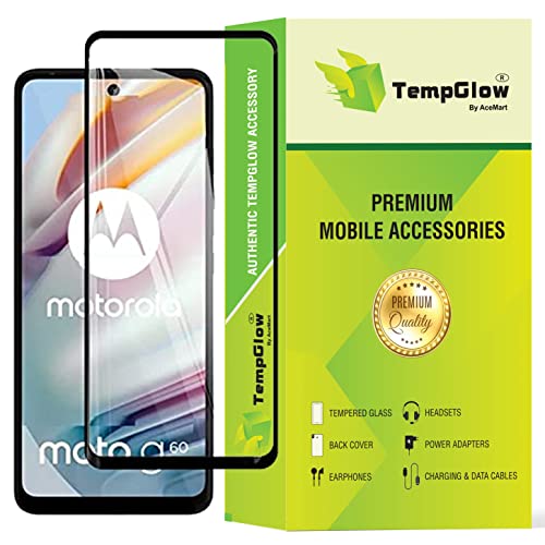 Image of Screen Protector for Motorola Moto G60 (Black) Tempered Glass Edge-to-Edge 6D Screen Guard With Installation Kit