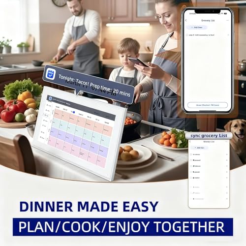 Image of 10.1 inch Digital Calendar - Chore Rewards, Meal Planner & Photo Frame
