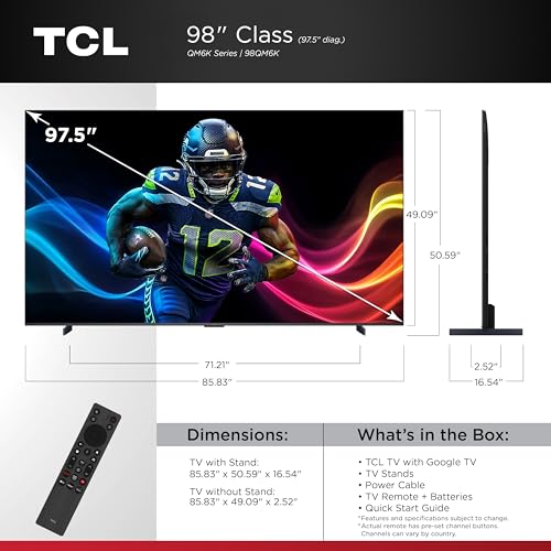 TCL 98 inch Mini LED TV premium