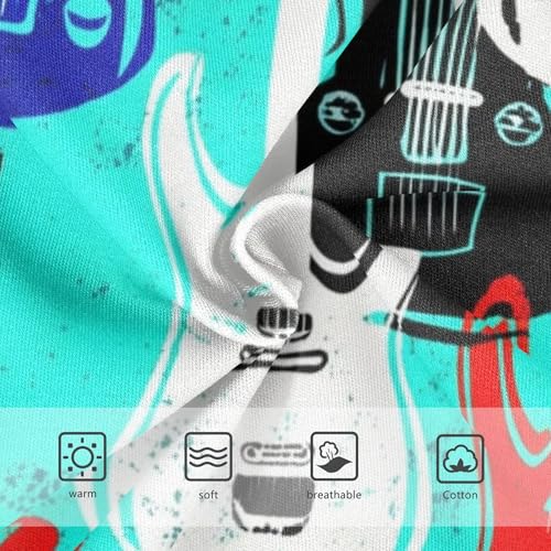 Cotton Girls Underwear Toddler Electric Guitar Cute Panties Girl Fun Underpants Briefs 2t3