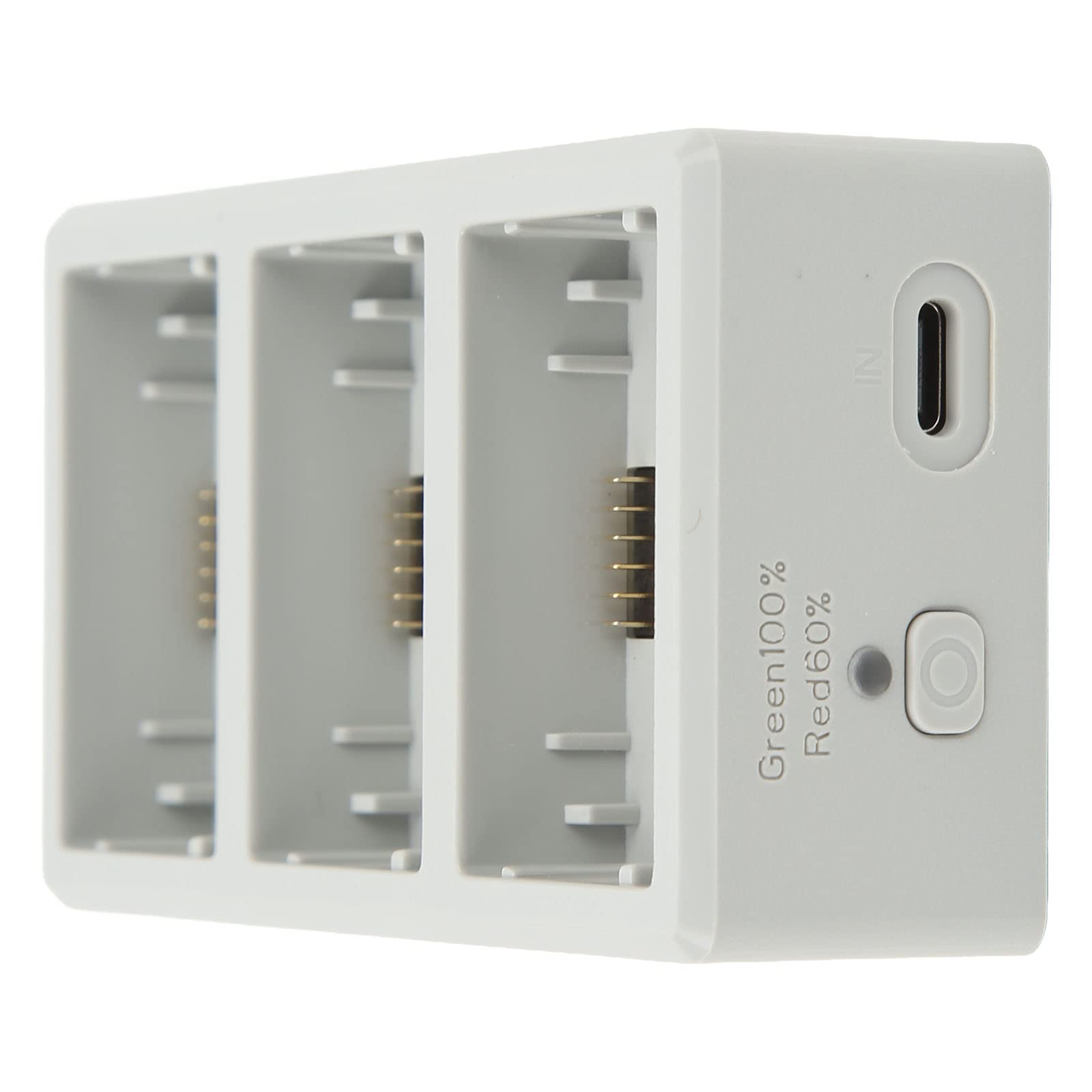 Pilipane Stazione di Ricarica Veloce per Droni a 3 Porte, Caricabatteria per Droni, Caricatore Efficiente per Droni per Mini 3 PRO, Hub Batteria Intelligente