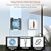 MIXILIN Window Cleaning Robot, 3000Pa Auto Windw Cleaner Robot with Intelligent Path Planning & Edge Detection, Anti-Drop Prtection, Dual Spray, Cleaner Tool for Tiles Railing Glass