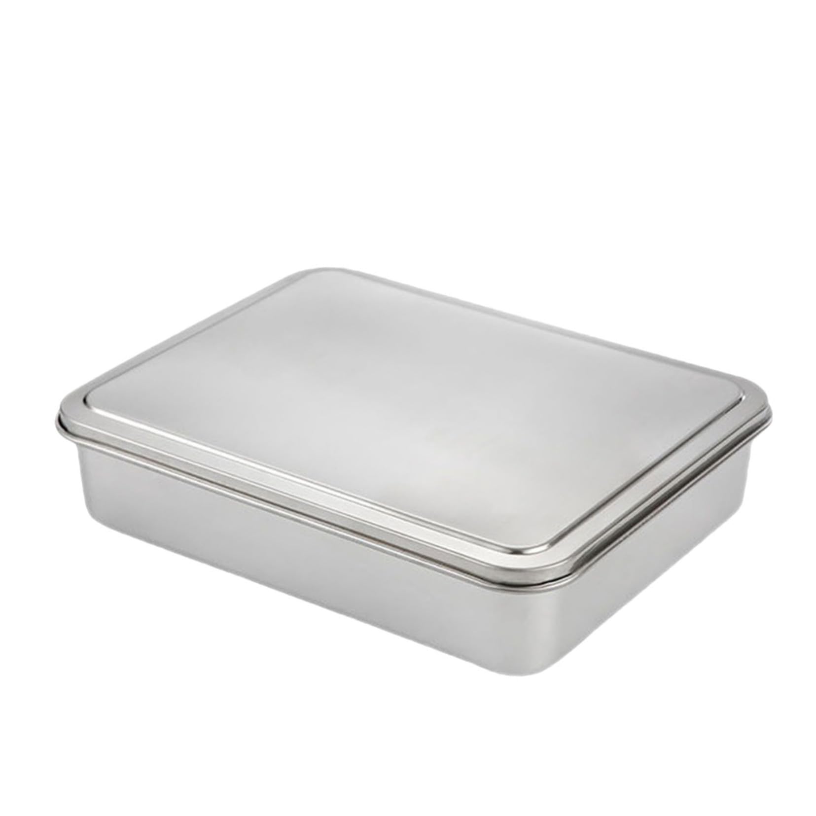 TOYANDONA Rettangolare Teglia in Coperchio Acciaio Inox Tiramisù