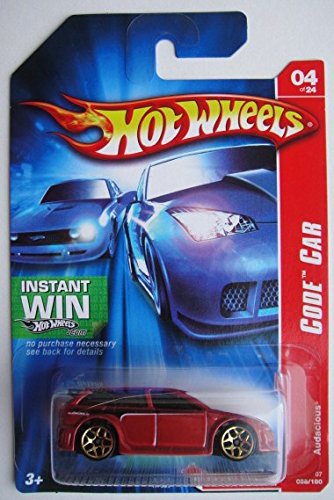 ROSSO AUDACIOUS 88/180 Hot Wheels Code CAR 4/24, carta Audacious 88/180 a vincita istantanea