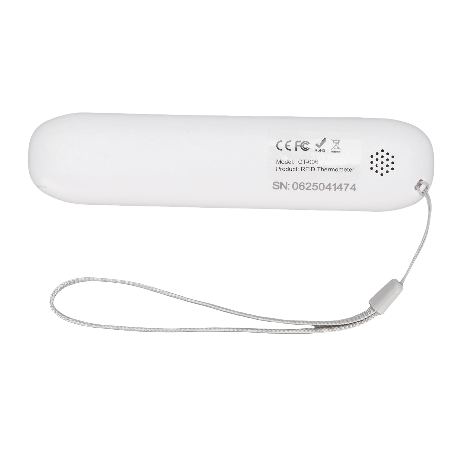 Lettore per Scanner Microchip per Animali Domestici per Chip ISO FDX B con Monitoraggio della Temperatura e Display a Colori, Materiale ABS, compatibilità Chip Universale, Raggio di