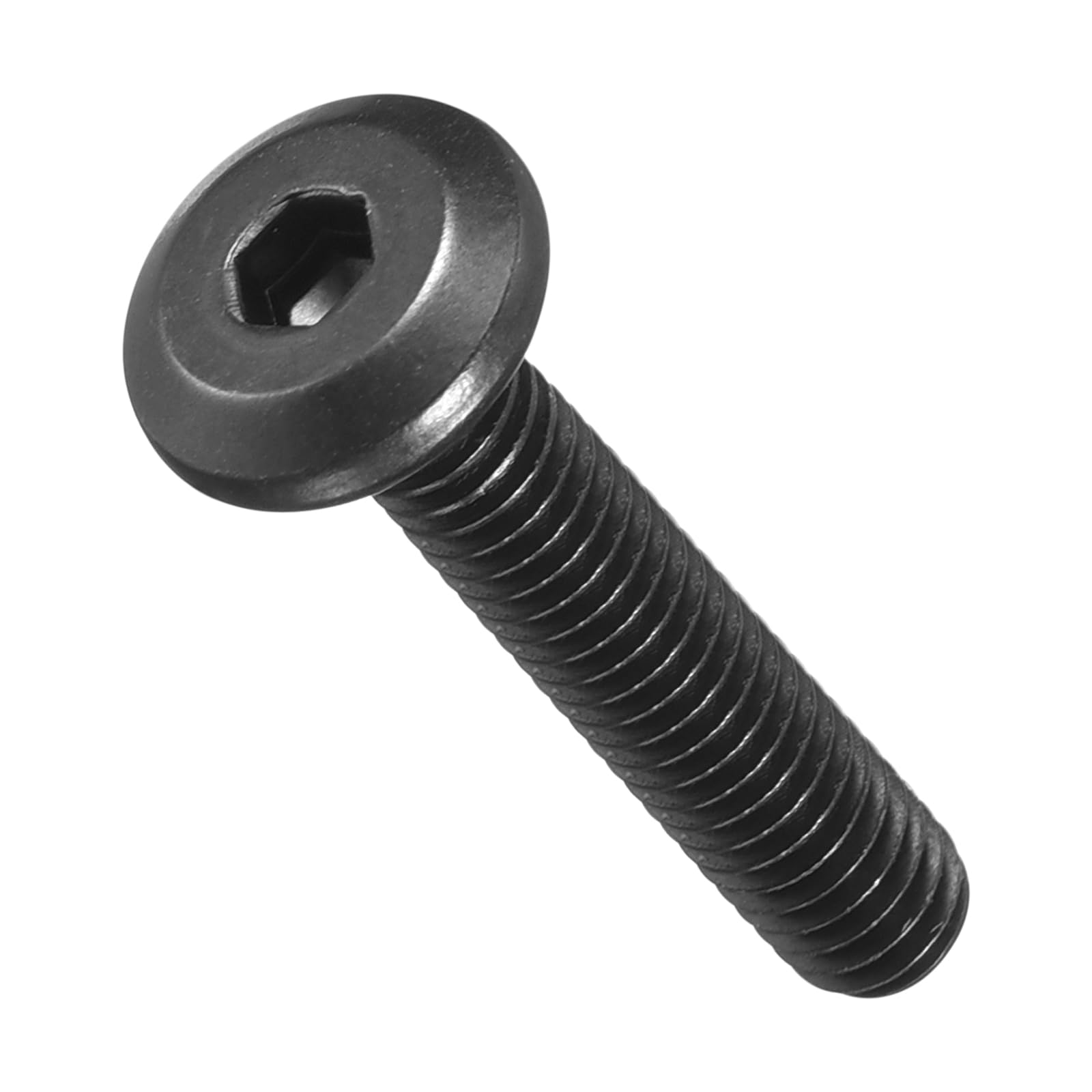 METALLIXITY Flat Head Hex Socket Cap Screws Bolts(M4-0.7x20) 50Pcs, Steel Hex Socket Furniture Bolts Screws