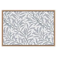 SIGNWIN Framed Canvas Wall Art Floral Pattern Canvas Prints Home Artwork Decoration for Living Room,Bedroom - 16x24 inches