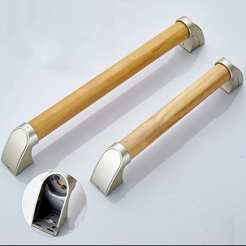 Asidero Baño De Made Agarrador Ducha Personas Mayores Antideslizante Asa De Seguridad para Baño Agarraderas Baño Ángulo Ajustable(Wood,70x50cm/27.6x19.7in)