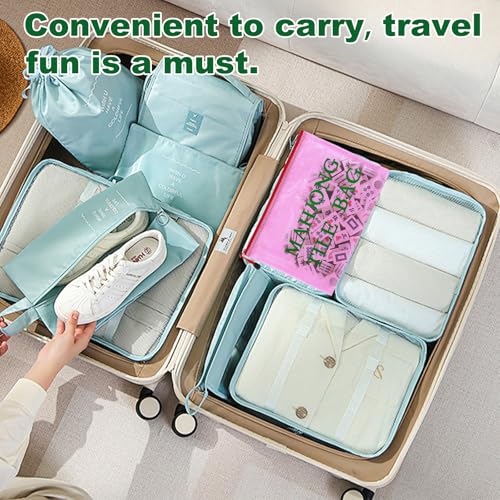 Bolsas rosas para fichas de Mahjong, pack x2 miniatura 4