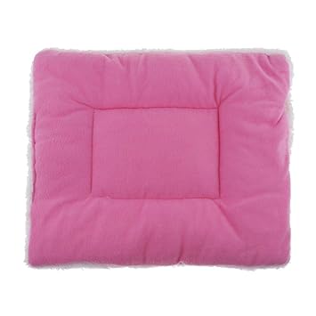 GG Enterprise Dog Puppy Pet Sleeping Bed Fleece Cushion Mattress for Bichon Teddy Pink M