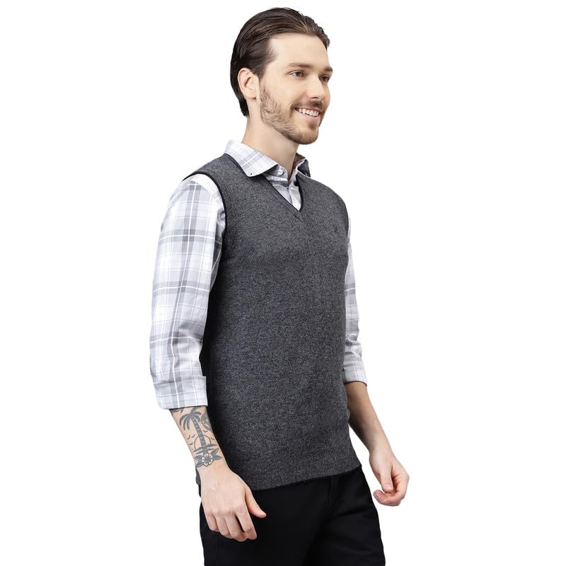 D Anthra V-Neck Pullover for Men-image-49