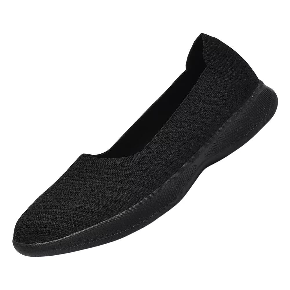 Konhill Loafers Damen Bequeme Flache Casual Ballerinas Schuhe Lässige Fasion Slip On Walkingschuhe Weit