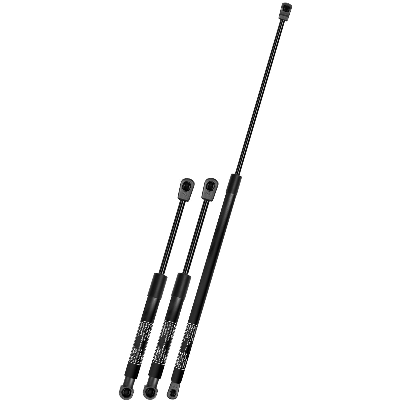 Tryagat 3 Pcs Front Bonnet and Rear Tailgate Gas Struts for Hyundai Sonata 2008-2010 Sedan