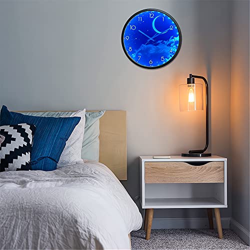 Ocest 15268-BUM2 Night Light Wall Clock For Bedroom thumb #4