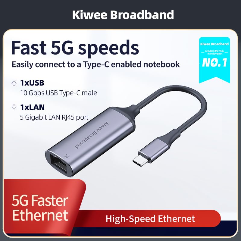 Ethernet Adapter USB C To 2.5G , USB Type C To Gigabit LAN Network ...