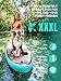 Niphean (Extra Large) Inflatable Paddle Board, SUP for 2+1 People/Family 500lbs Capacity Stand Up Paddle Board with SUP Accessories, StabilTrac Fin Non-Slip Paddleboard for Adults(Beginner Friendly)