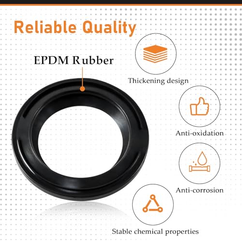 Image of Upgrade Thicker Toilet Lip Seal Replacement Compatible with Thetford Porta Potti Toilet Cassette Tank C2 C3 C4 Caravan Motorhome Before June 2000 Replace#: 16175