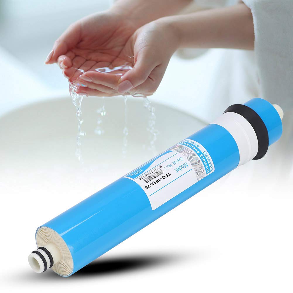 KIMISS de Agua RO de Membrana de ósmosis Inversa para el Hogar para Purificar Agua, Elimina Bacterias y Metales Pesados, 100 GPD (#02)