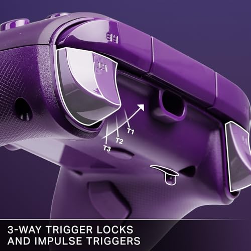Image of PowerA Advantage Wired Controller for Xbox Series X|S - Celestial Purple, gamepad, hall effect thumbsticks, gaming controller, USB-C, Works with Xbox One, Officially Licensed