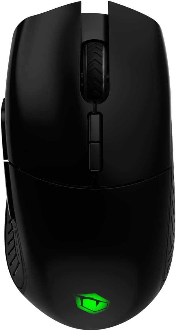 Top view of PUSAT One Shot Pro Wireless Gaming Mouse