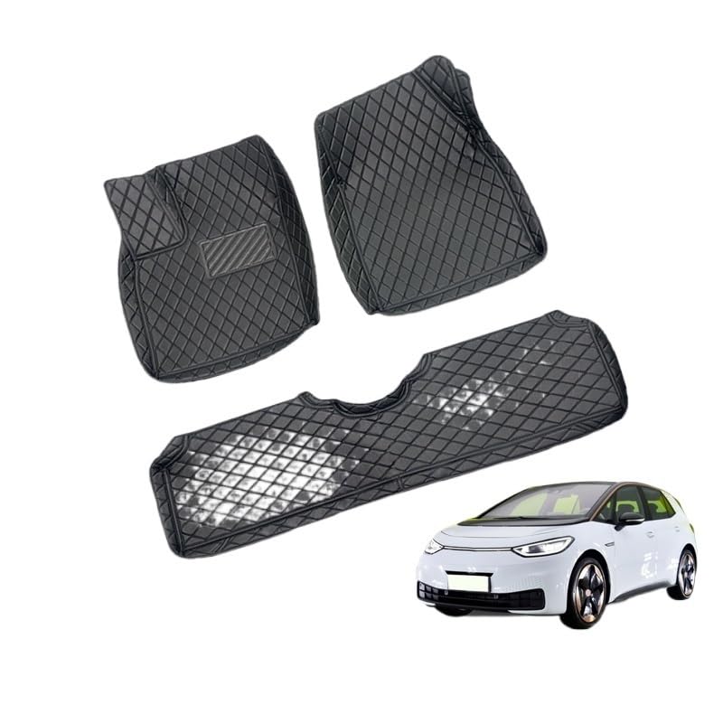 Tapis de voiture VW ID.3 anti-glisse et imperméable - Solution durable contre les taches de sol