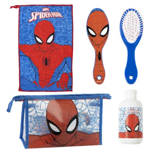 Spiderman Neceser Viaje Aseo Infantil 23cm Marvel Oficial