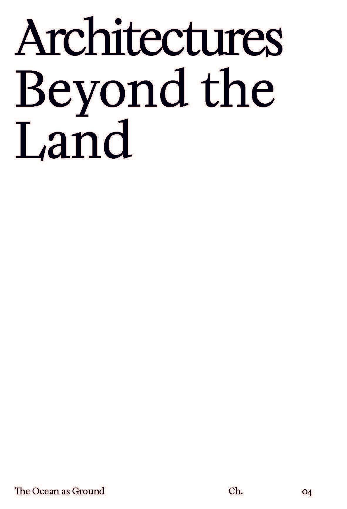 The Ocean as Ground: An Offshore Theory on Urbanisation