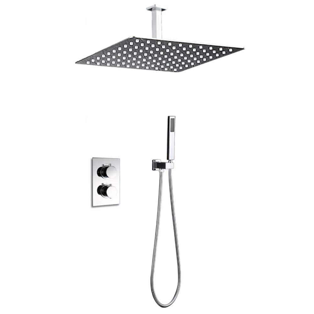Fini les variations de température avec la douche thermostatique 16 pouces chrome - 5