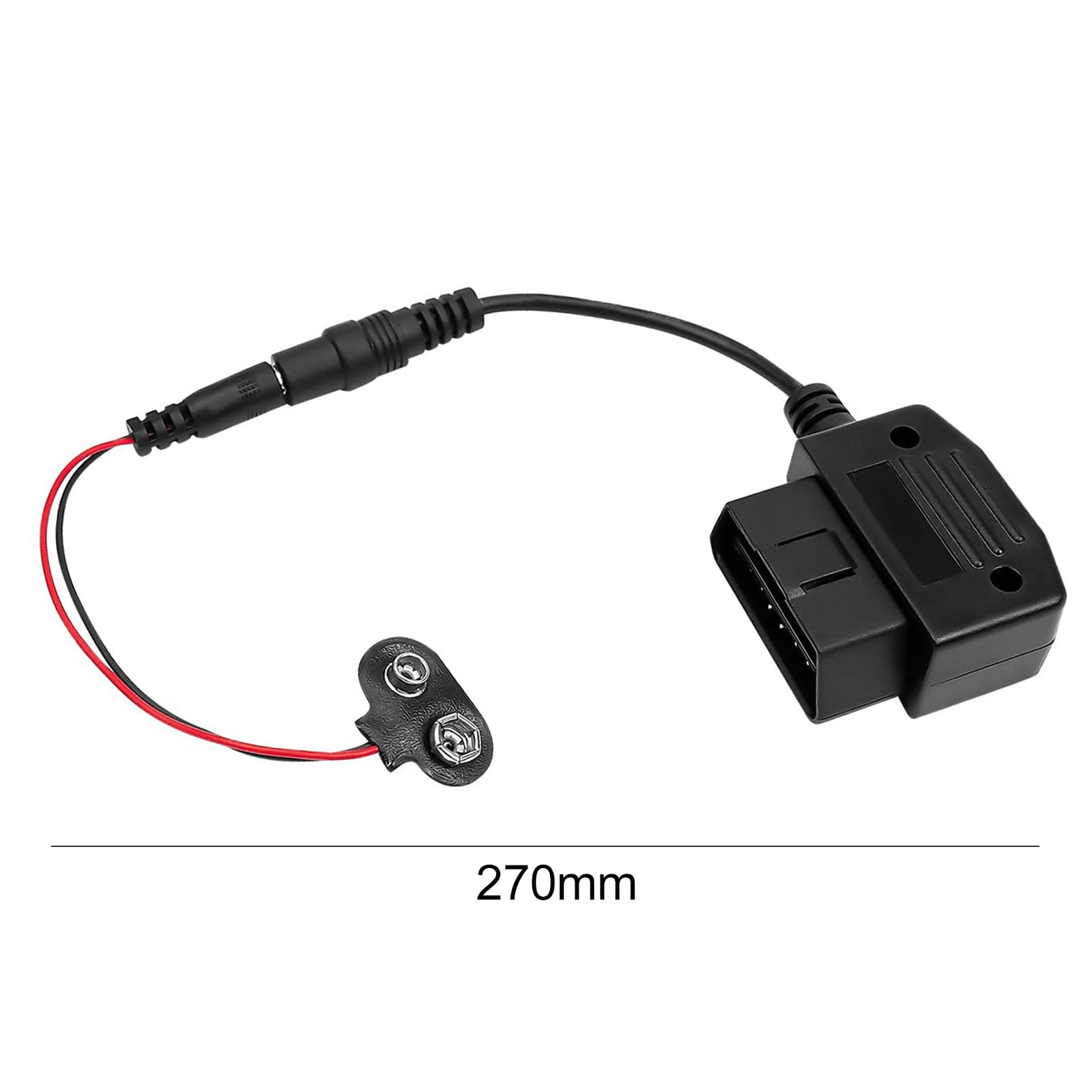 Cavo Di Alimentazione Di Emergenza Per ECU Del Veicolo VOBOR OBD II Memory Saver Con Clip Spina Universale~p140324109