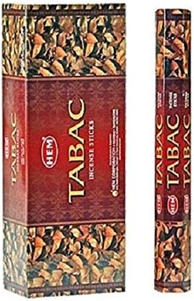 Tabac Incense Sticks Six-pack (20 Sticks Per Pack) Box