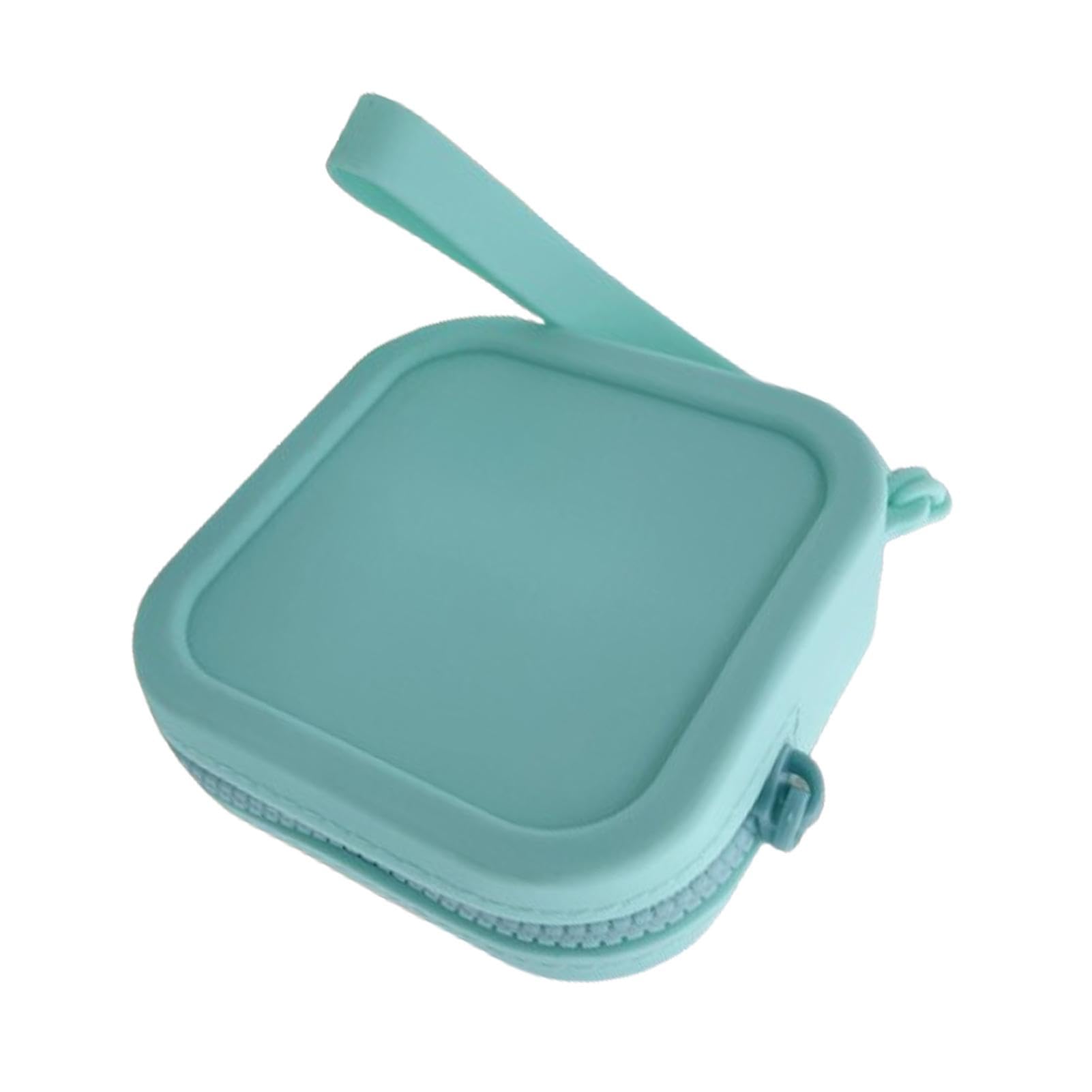 Monedero portátil, Monedero de Silicona, Monedero de Maquillaje, Cartera compacta con Cremallera, Cartera de tamaño de Viaje para Mujeres, niñas, Adolescentes, Accesorios de Maquillaje para