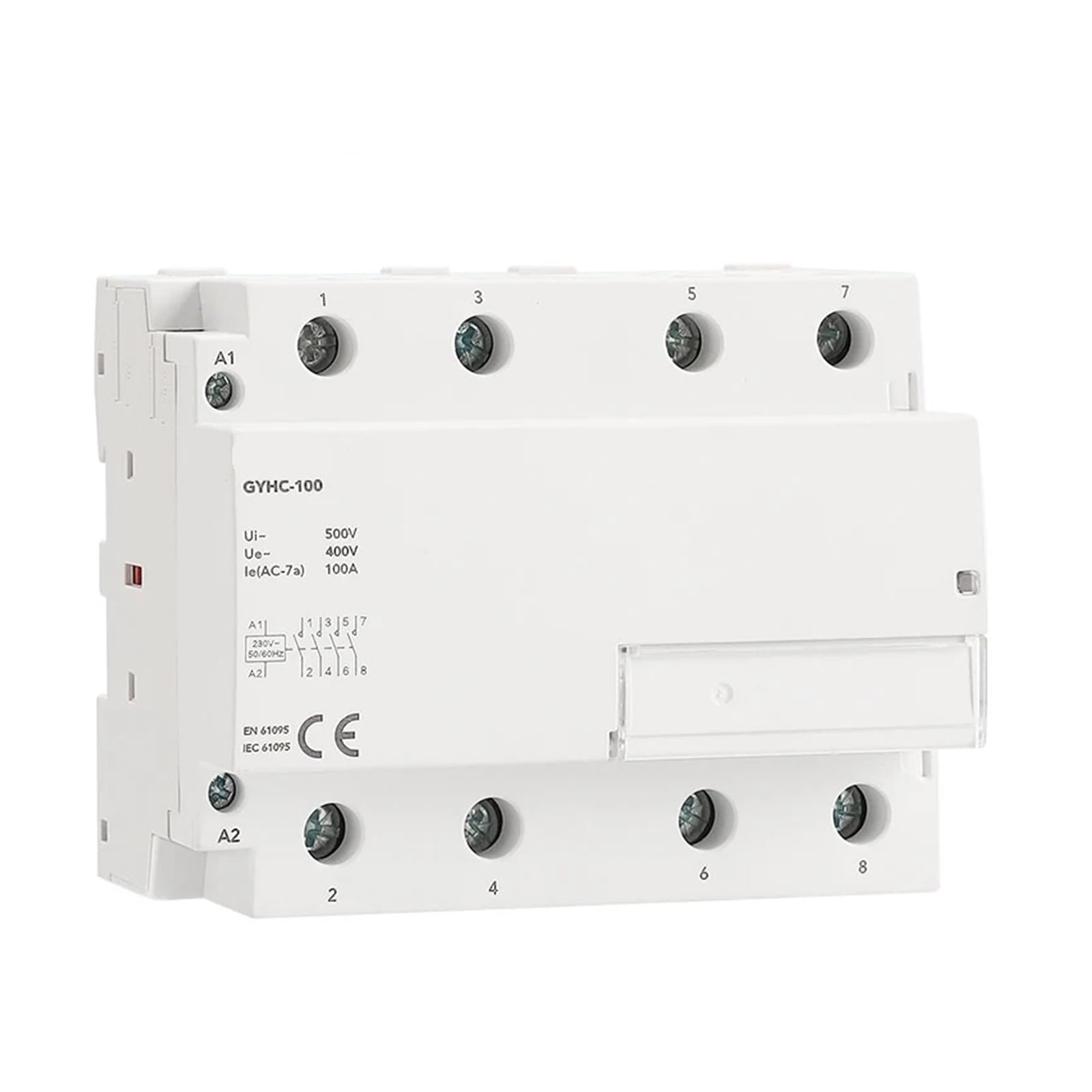 Contacteur modulaire 4P 100A pour automatiser le chauffage de la maison