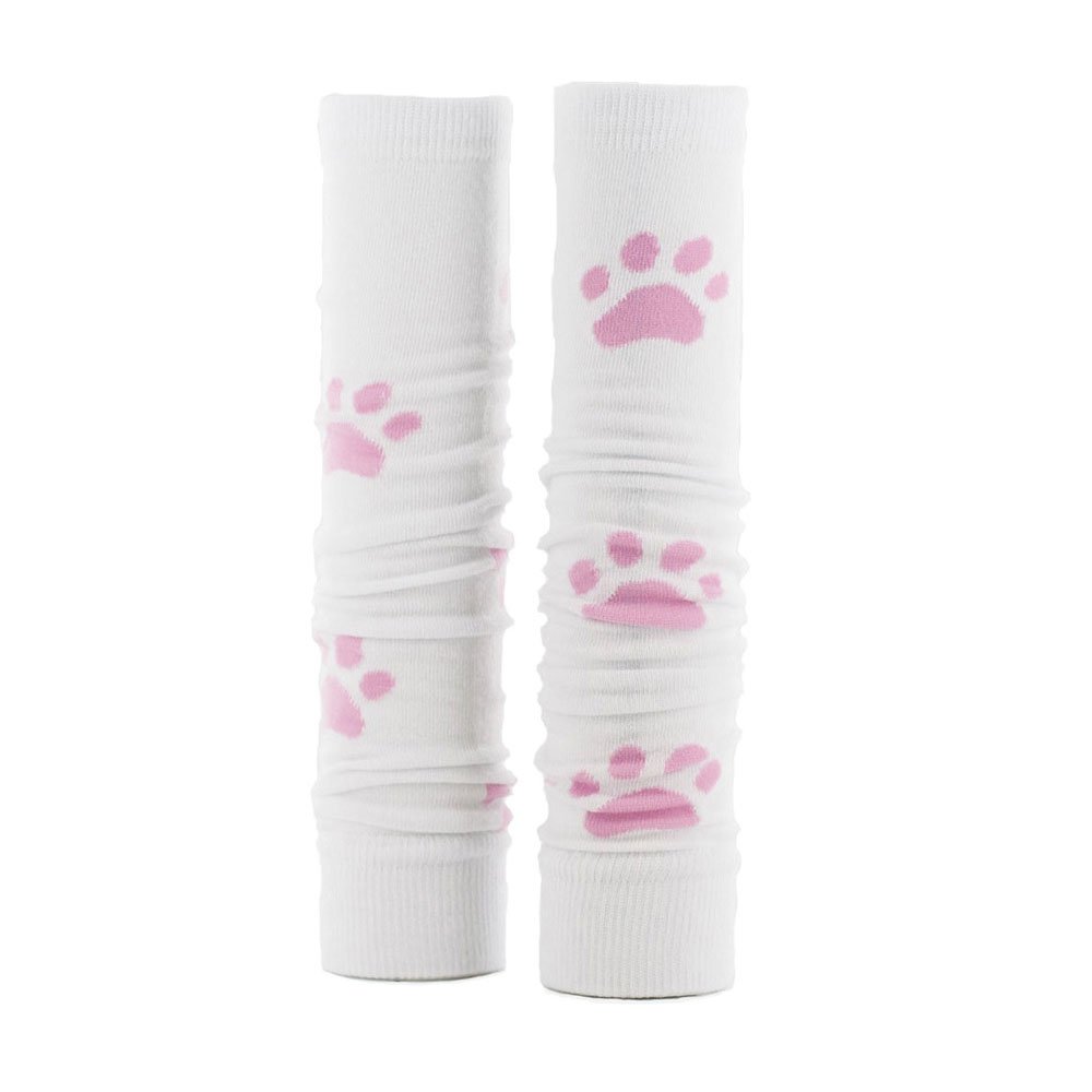 The Med Sleeve White With Pink Dog Paw