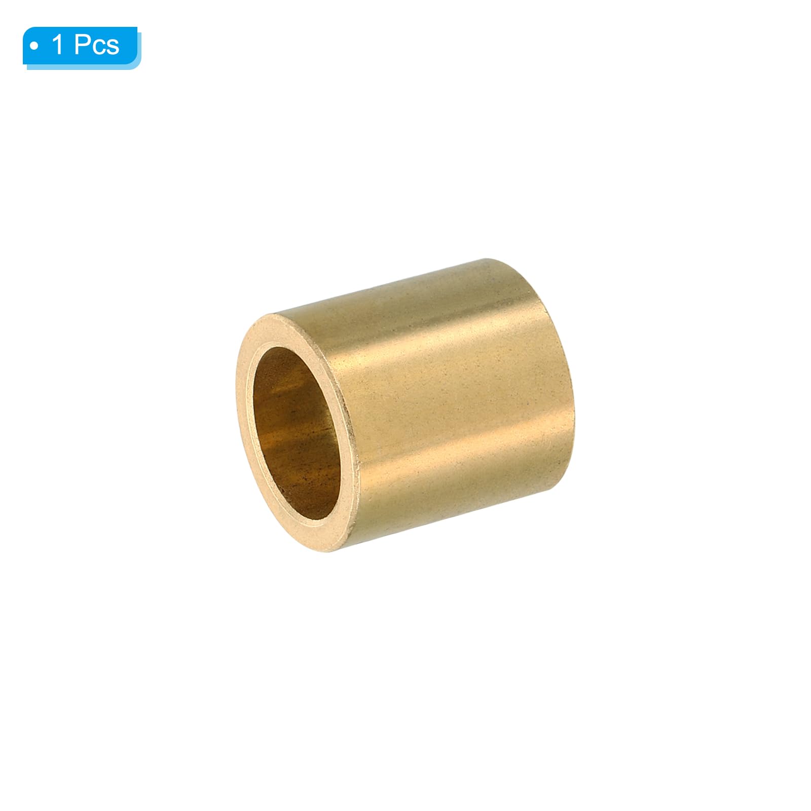 PATIKIL M18 Brass Spacers, 1 Pcs Metal Spacer Brass 18mm ID x 25mm OD x 25mm L Brass Spacers Screw Standoff for 5/7 Inch or M18 Screw - Image 3