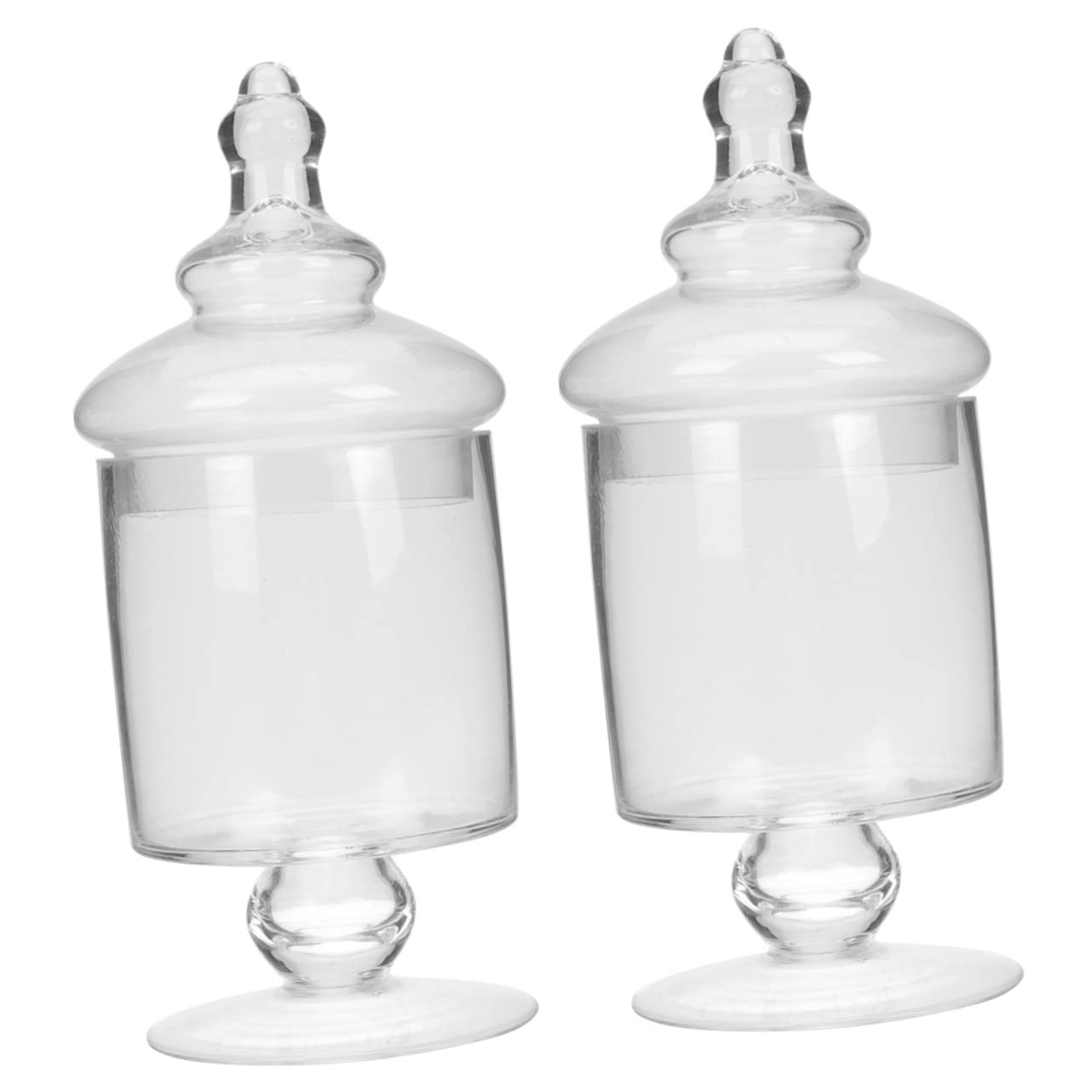 YARNOW 2pcs packaging Table Display Room Containers Jars Cookie Ring Aging Gift Elegant Wedding Sweet Holder Sweets for Case Decor Decoration Necklace Organizers Potpourri Decorative