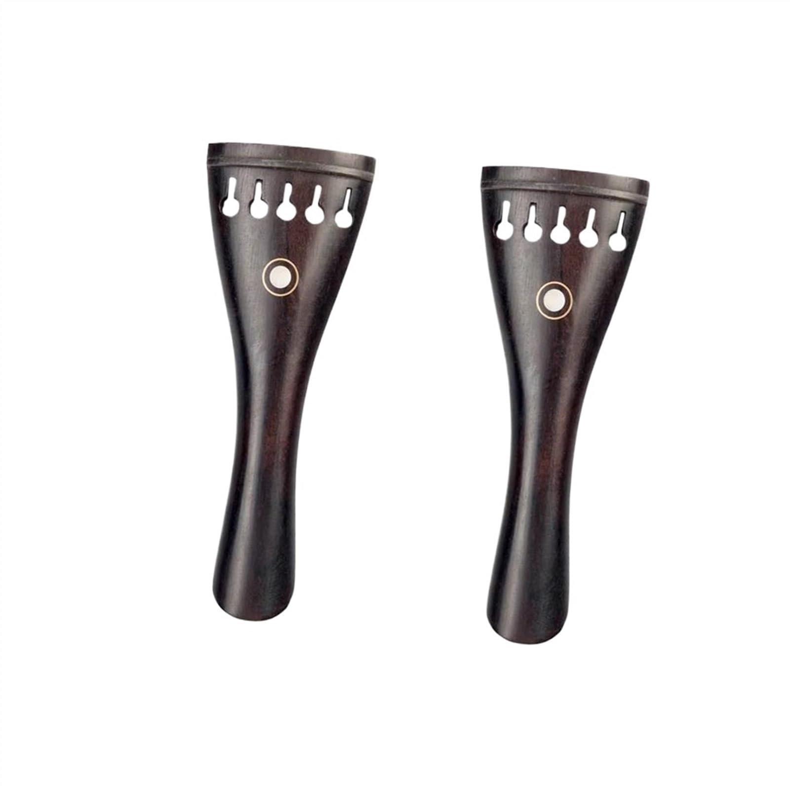 2 Pezzi Cordiera Per Violino A 5 Corde In Ebano Per Violino A 5 Corde/violino Elettrico A 5 Corde Ricambio Per Violino E Accessori