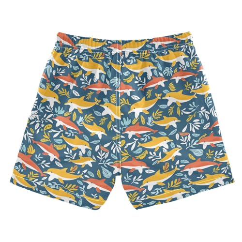 senya Orange Whale Boys Swim Trunks Toddler Shorts Swimwear Boardshorts2