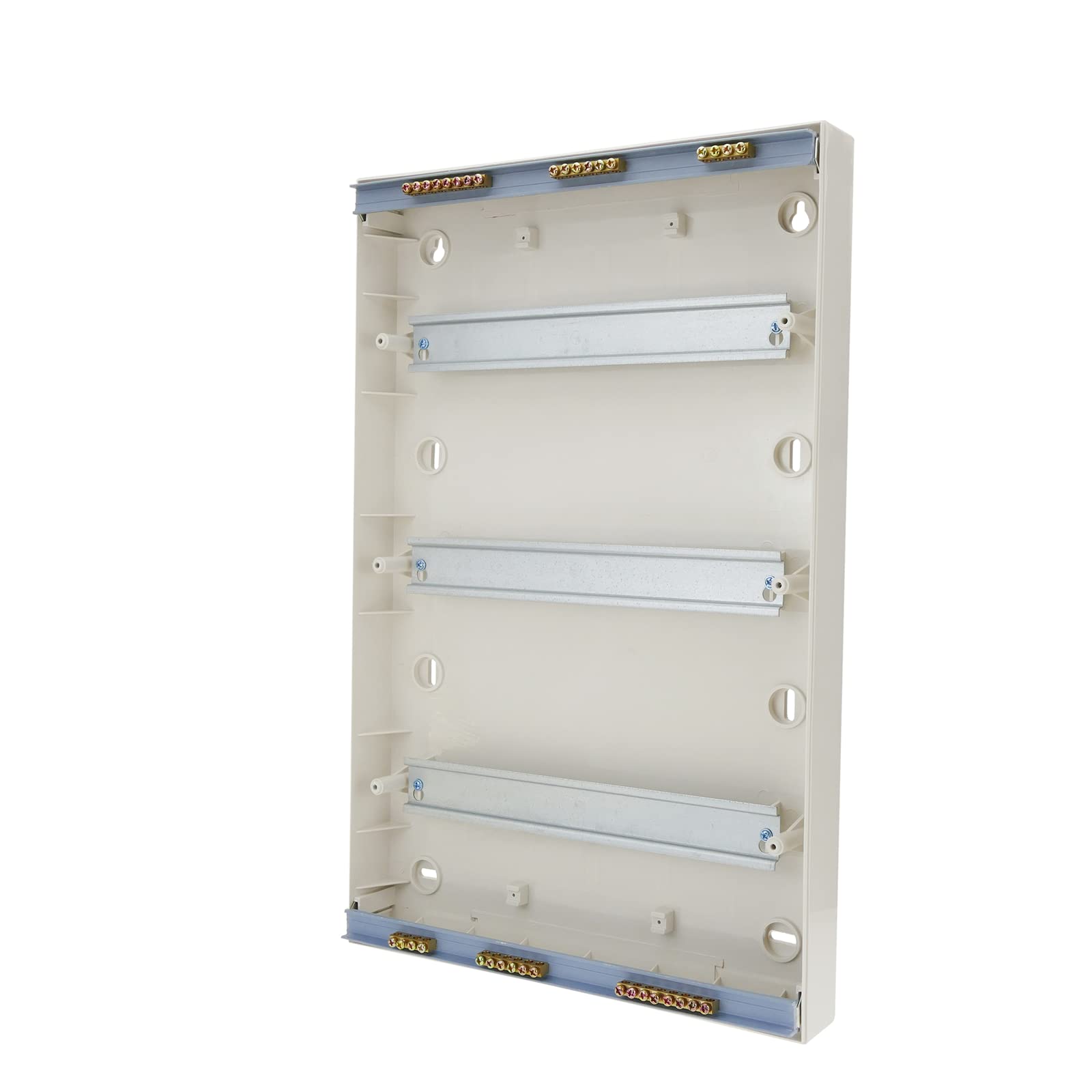 BeMatik - Caja de distribución eléctrica de 36 módulos de 17.5 mm de Superficie de plástico ABS SPN IP40