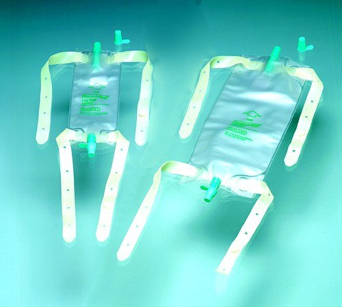 Leg Bag Bard W/Latex Strap Medium - World Wide Shipping
