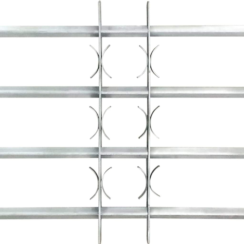Rejas de seguridad de ventana ajustables 2 uds 1000-1500 mm para balcón,planta baja,ventana de bodega,ventanas exteriores