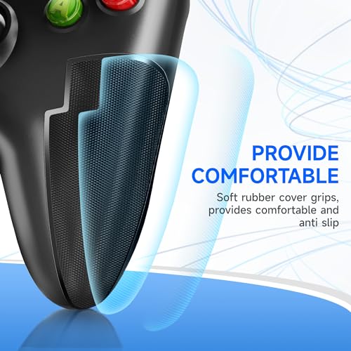 Easysmx ESM-9100-BLACK Wired Gaming Controller,Pc Game Controller Joystick thumb #5