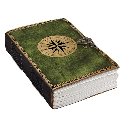 Image of DI-KRAFT Customize Diary with Name with Beautiful UV Prints | Customized Leather Writing Diary Unruled White Paper Journal Personal Notepad Sheets Daily Planner for Gifting (Pattern 12)