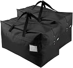 Sac de rangement Jumbo, Conforteur/Couverture/Pilons/Cabine de rangement rapide, Sac de stockage d'épicerie de garage, Coffret d'organisateur de vêtements/de vêtements dans le placard/au grenier, 100L, Point bleu