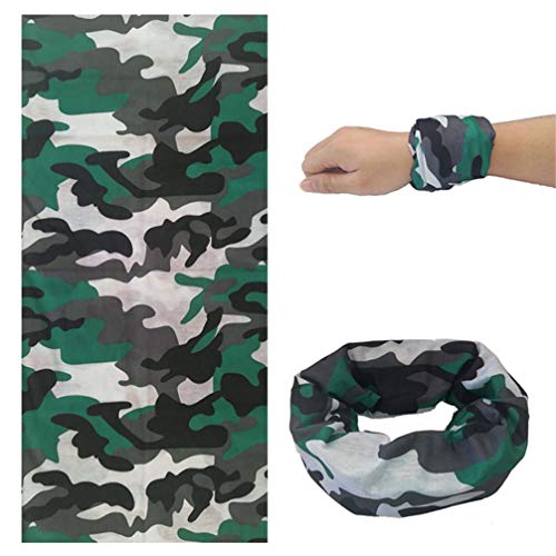 FAVOMOTO 5 Pcs Bandana Sem Costura Bandana Elástico Headwrap Lenço Tubo Balaclava Polaina Pescoço Po