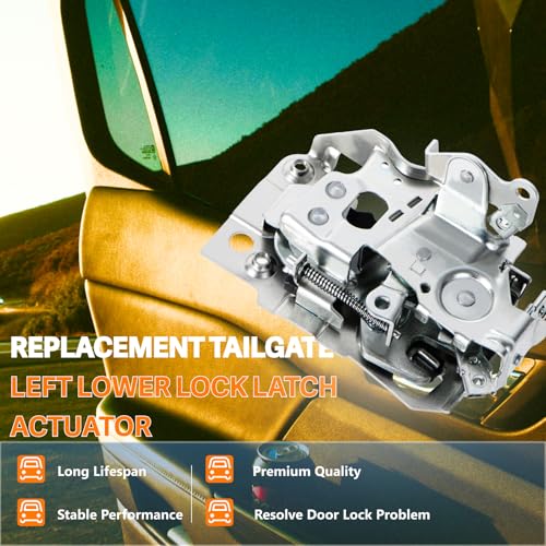 Image of Door Lock Latch Assembly Front Left LH Driver Side Compatible with GMC C1500 C2500 K1500 K2500 S10 Safari Yukon Cadillac Escalade Chevrolet Truck Pickup Suburban - Replaces#940-102,16631627