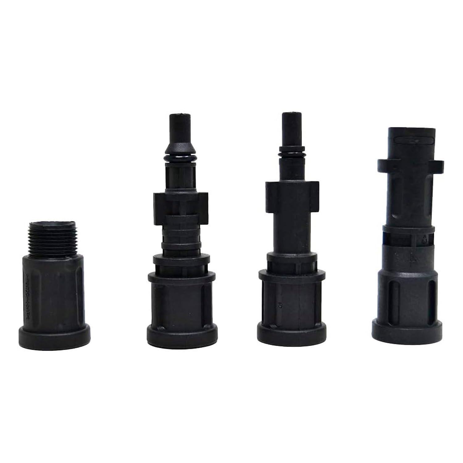 Sonda Sturatubi Da 15 M Per Idropulitrice Alta Pressione Con Sistema Antipiega Indicatori ad Anello Connettore in Rame 4 Adattatori Universali PVC Resistente Fino a 160 Bar Per Pulizia Tubazioni Nero