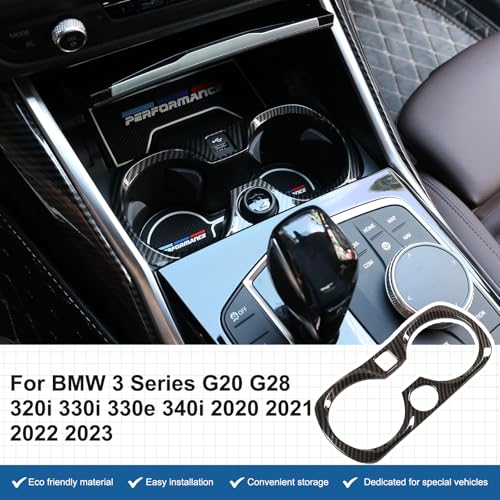 Marco para portavasos compatible BMW Serie 3 G20 G28 2020-2022 miniatura 5