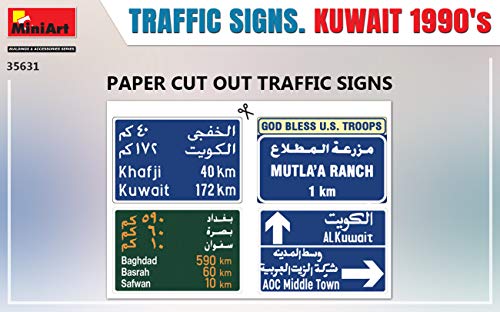 Miniart 1:35 - Traffic Signs Kuwait 1990's, Various - Image 4